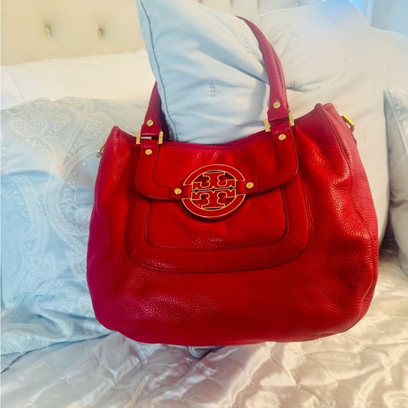 Tory Burch Cherry Red Shoulder Bag - Picture 9 of 16